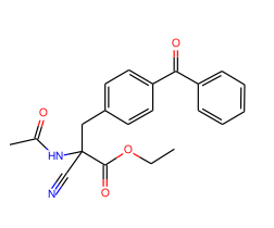 N-Acetyl-α-cyano-p-benzoyl-D,L-phenylalanine Ethyl Ester